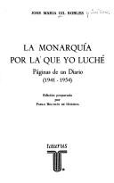 La monarquía por la que yo luché