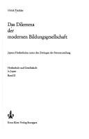 Das Dilemma der modernen Bildungsgesellschaft