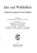 Idee und Wirklichkeit
