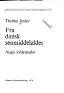 Fra dansk senmiddelalder