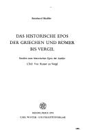 Studien zum historischen Epos der Antike