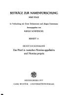 Das Pferd in russischen nomina appellativa und nomina propria