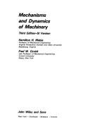 Mechanisms and dynamics of machinery