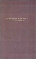 Deterioration in the quality of foreign bonds issued in the United States, 1920-1930
