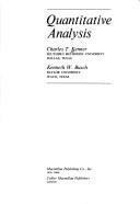 Quantitative analysis