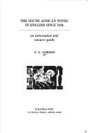 The South African novel in English since 1950