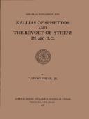 Kallias of Sphettos and the revolt of Athens in 286 B.C