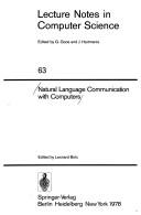 Natural language communication with computers