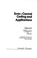 Error-control coding and applications
