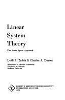 Linear system theory