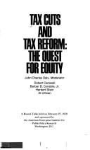 Tax cuts and tax reform