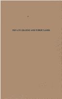 Private grazing and public lands