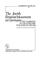 The Jewish feminist movement in Germany
