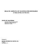 Health aspects of wastewater recharge