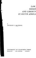 Law, order and liberty in South Africa