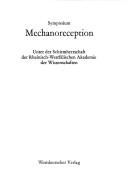 Symposium mechanoreception