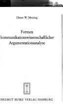 Formen kommunikationswissenschaftlicher Argumentationsanalyse