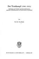 Der Trustkampf (1901-1915)