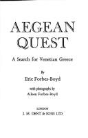 Aegean quest: a search for Venetian Greece