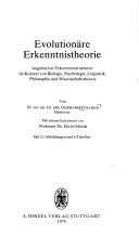 Evolutionäre Erkenntnistheorie