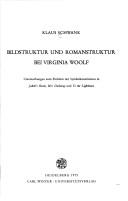Bildstruktur und Romanstruktur bei Virginia Woolf