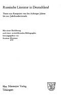 Russische Literatur in Deutschland