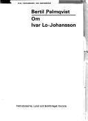 Om Ivar Lo-Johansson