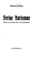 Feriae Auricanae