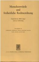 Menschenwürde und freiheitliche Rechtsordnung