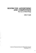 Restricted advertising and competition