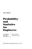 Probability and statistics for engineers