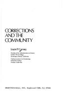 Corrections and the community