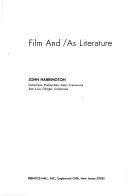 Film and/as literature