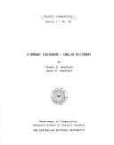 A Dumagat (Casiguran)-English dictionary