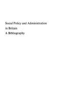 Social policy and administration in Britain