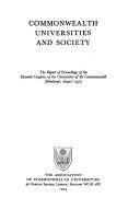 Commonwealth universities and society