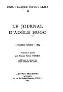 Le journal d'Adele Hugo