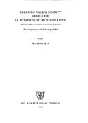 Lorenzo Vallas Schrift gegen die konstantinische Schenkung