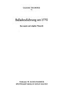 Balladendichtung um 1770
