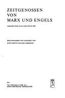 Zeitgenossen von Marx und Engels
