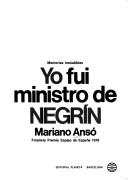 Yo fui ministro de Negrín