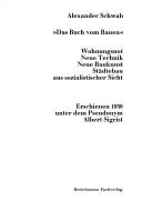 'Das Buch vom Bauen'