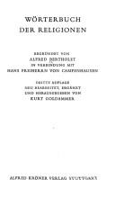 Wörterbuch der Religionen