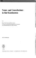 Natur- und Umweltschutz in fünf Kontinenten