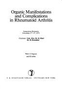 Organic manifestations and complications in rheumatoid arthritis