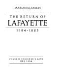 The return of Lafayette, 1824-1825