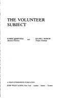 The volunteer subject