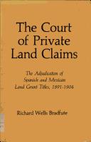 The Court of Private Land Claims