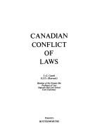 Canadian conflict of laws