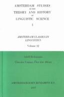 The order of words in the ancient languages compared with that of the modern languages